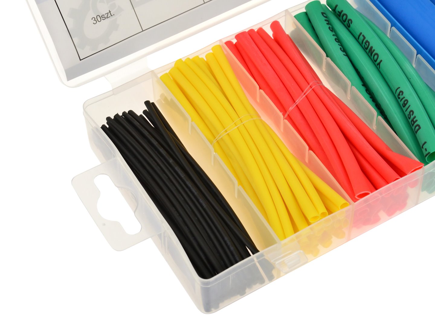 Assorted Heat-Shrink Tubing Kit, 100 pcs, Color