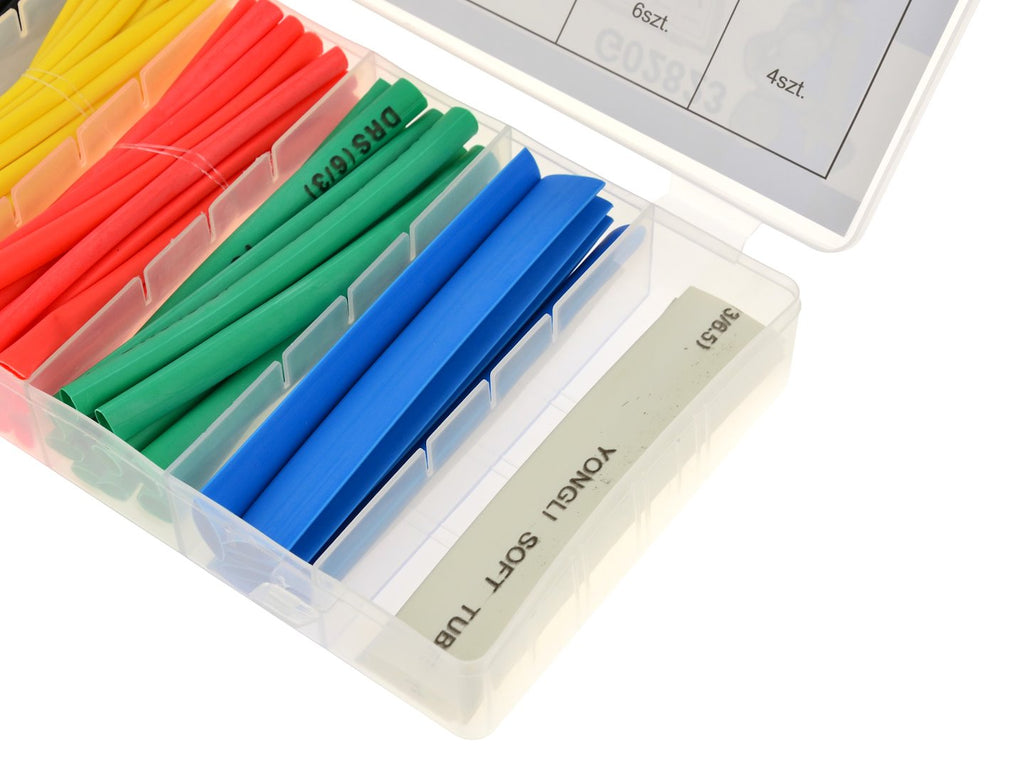 Assorted Heat-Shrink Tubing Kit, 100 pcs, Color