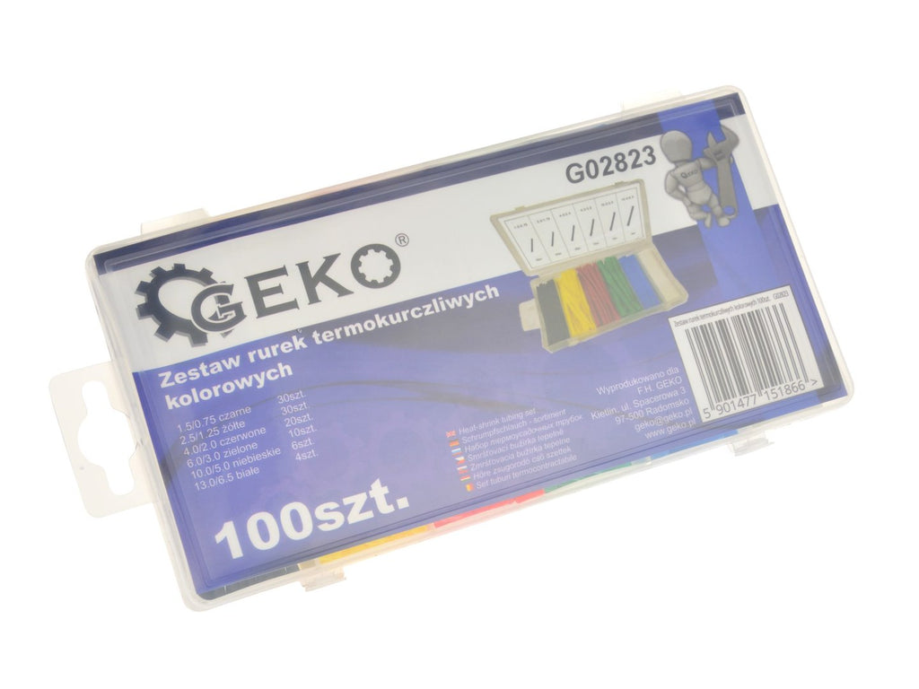 Assorted Heat-Shrink Tubing Kit, 100 pcs, Color
