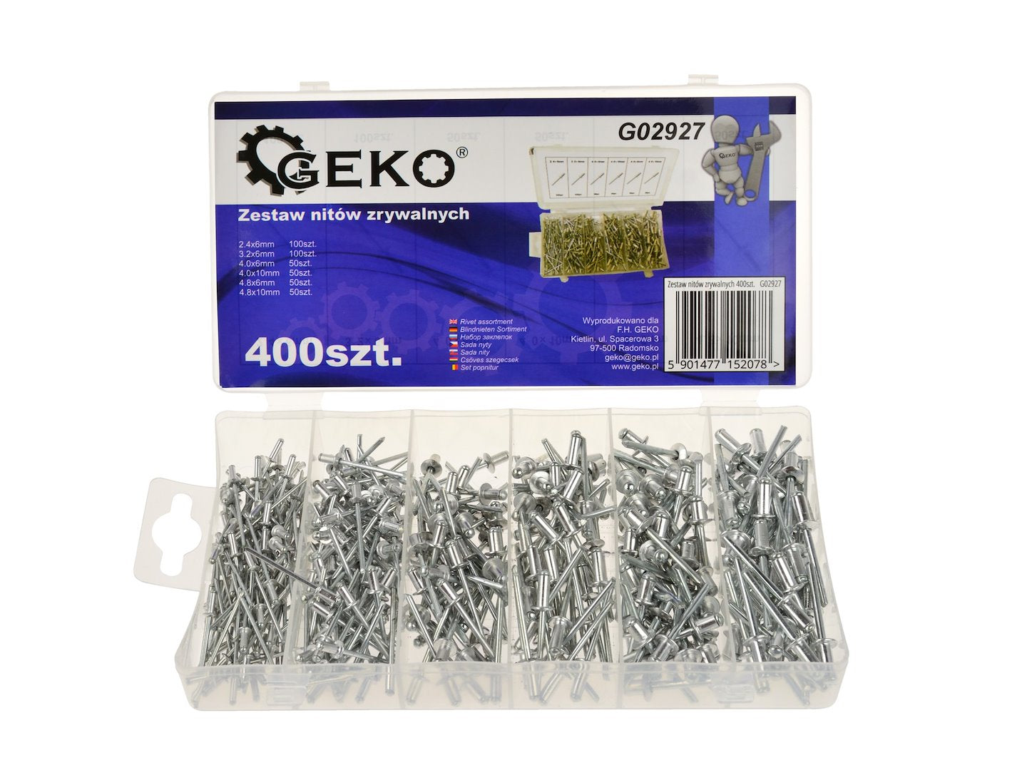 Aluminum Rivet Set 400 pcs