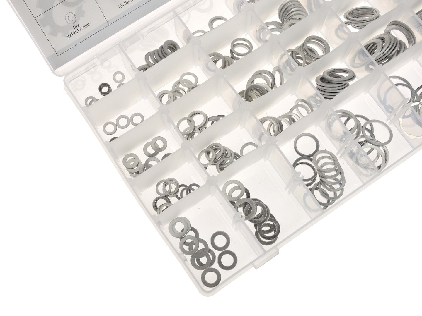 Aluminium washers, 300 pcs