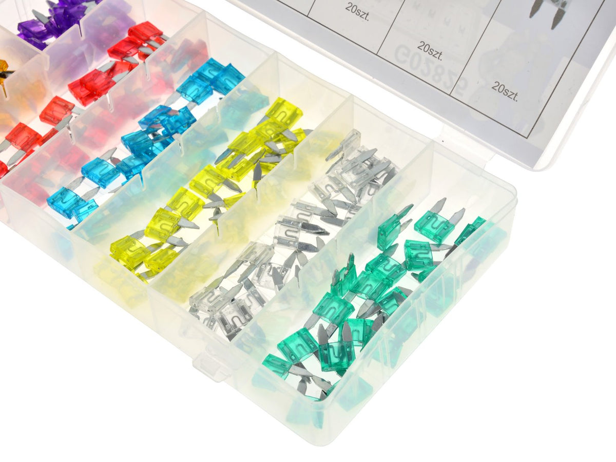 140 pcs Mini Auto Fuse Set