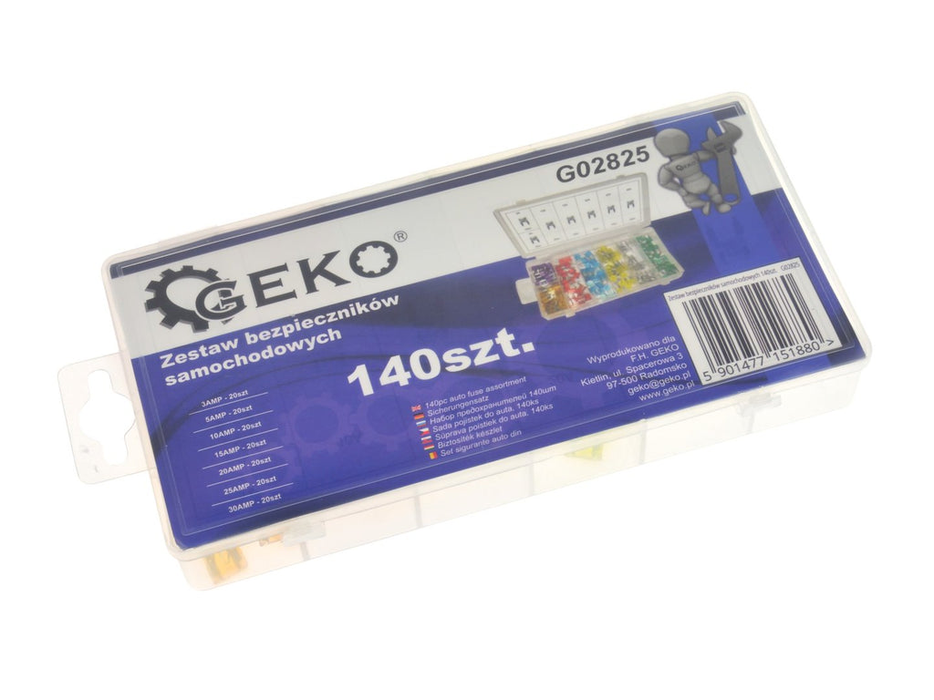 140 pcs Mini Auto Fuse Set