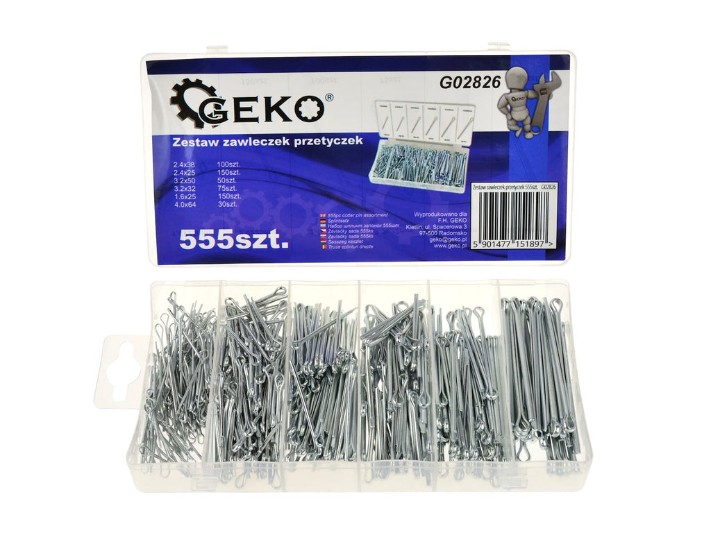 Cotter Pin Assortment 555 pcs