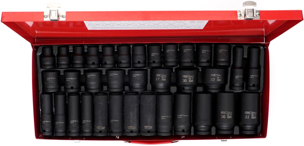 1/2" IMPACT SOCKET SET 35pcs. 8-32mm KD11756