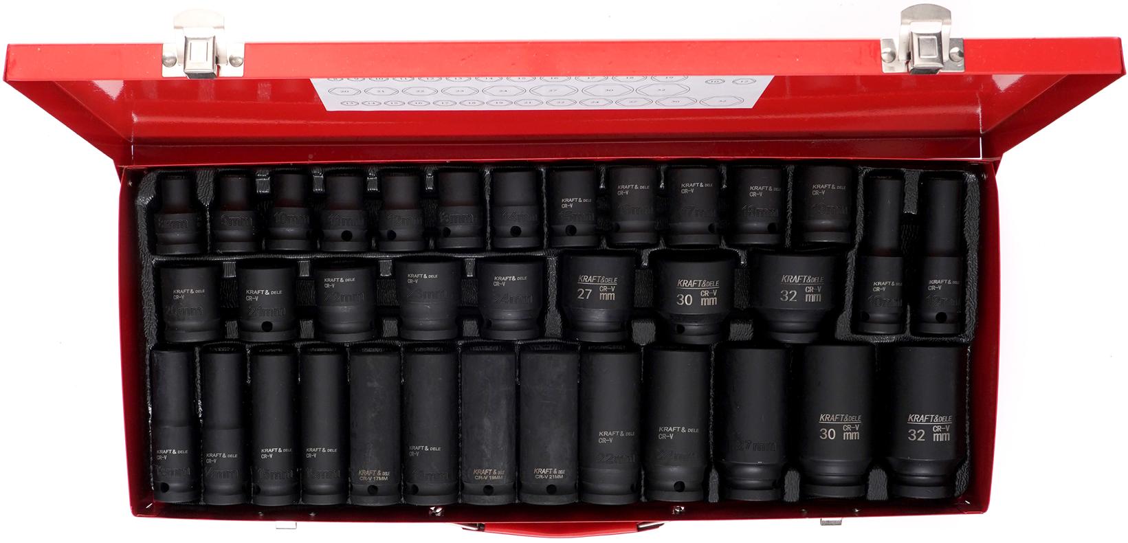 1/2" IMPACT SOCKET SET 35pcs. 8-32mm KD11756