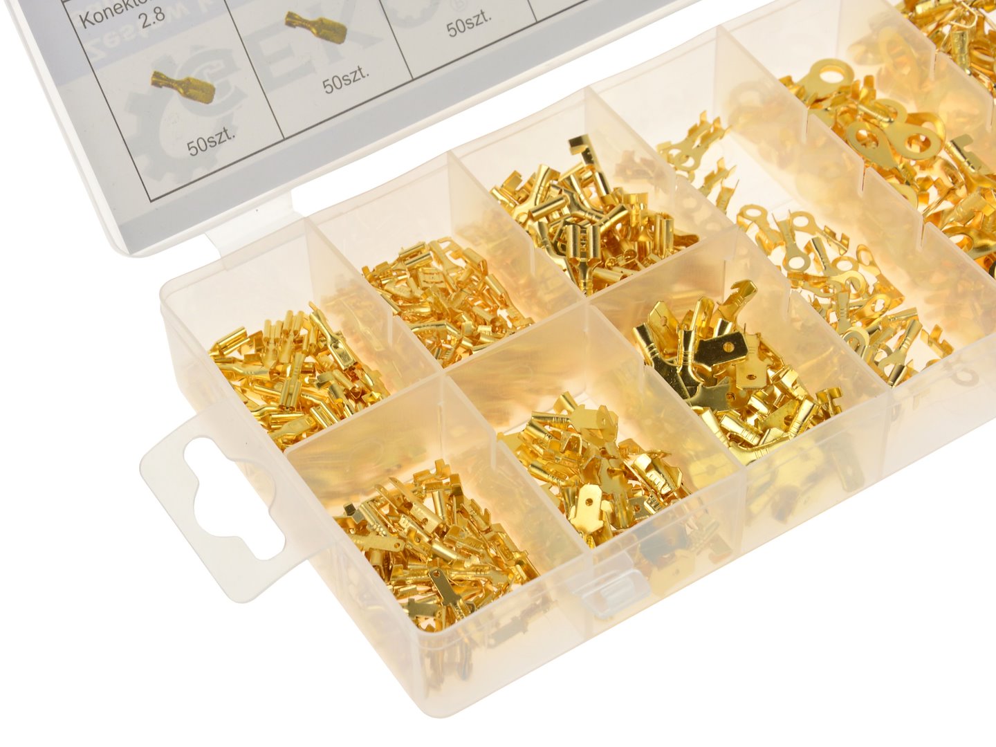Auto Non-Insulated Terminal Connector Kit, 450 pcs