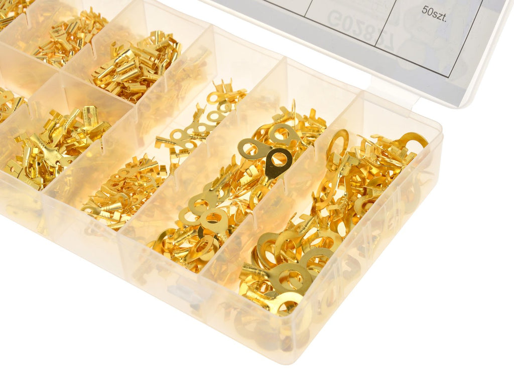 Auto Non-Insulated Terminal Connector Kit, 450 pcs