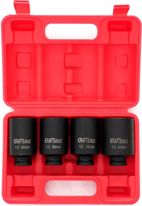 6-POINT IMPACT SOCKETS 1/2" 4PCS KD11753