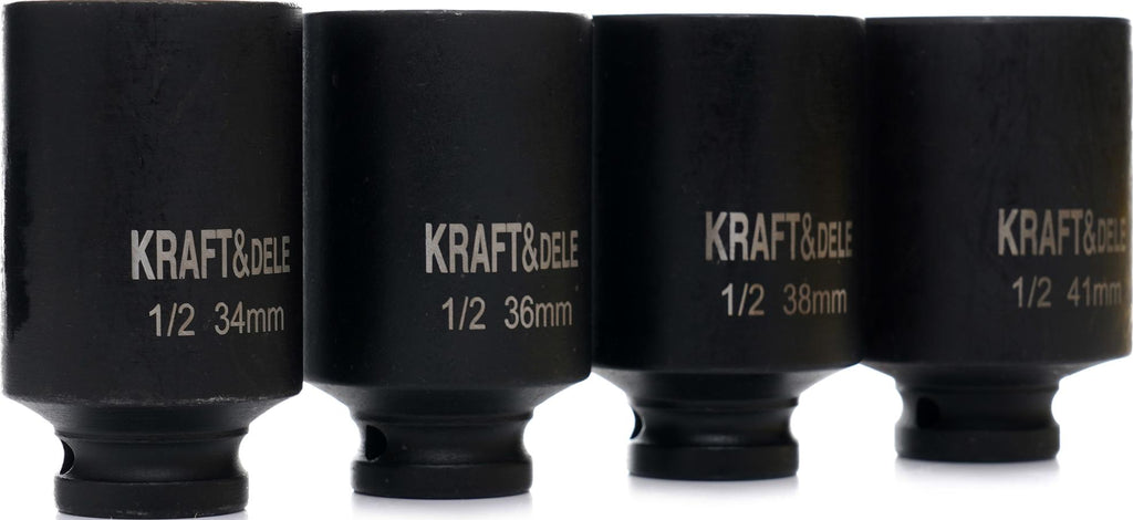 6-POINT IMPACT SOCKETS 1/2" 4PCS KD11753