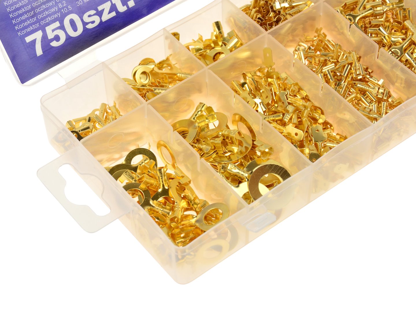 Automotive Non-Insulated Terminal Connector Kit, 750 pcs