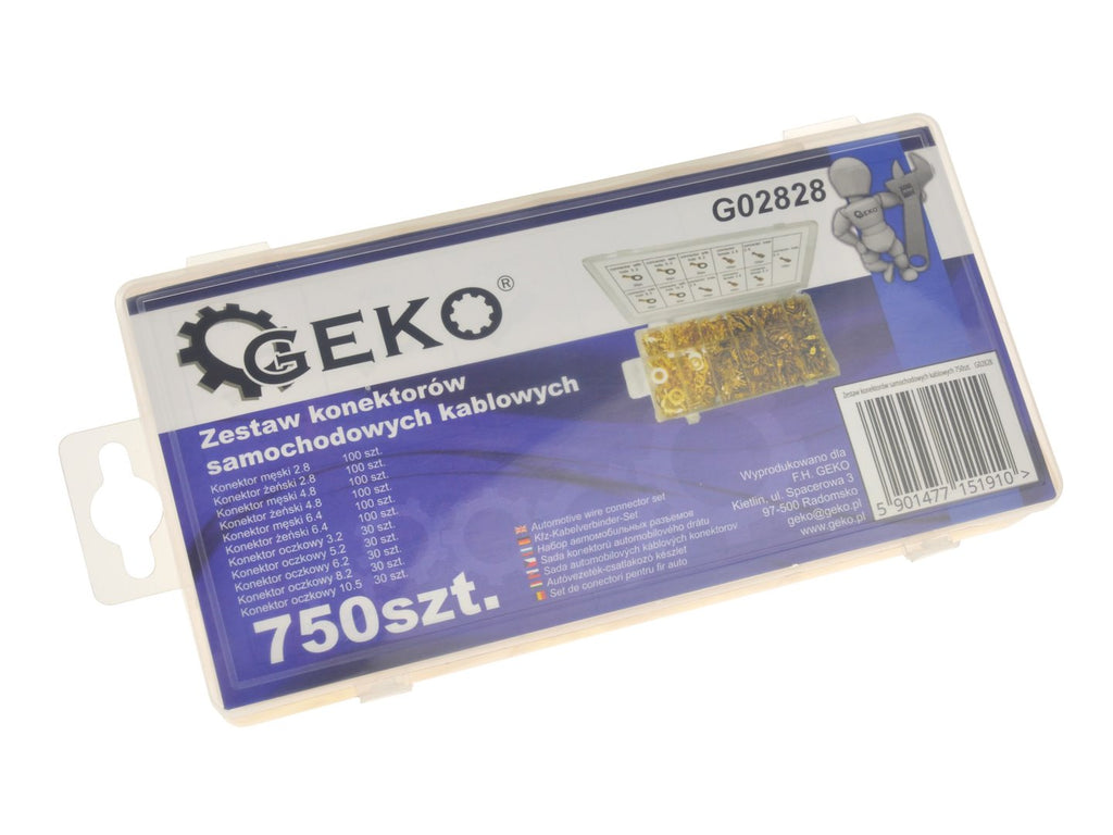 Automotive Non-Insulated Terminal Connector Kit, 750 pcs