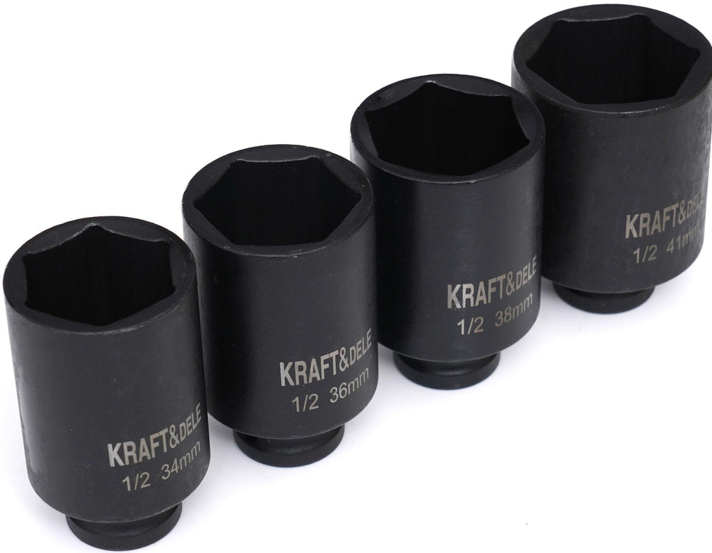 6-POINT IMPACT SOCKETS 1/2" 4PCS KD11753