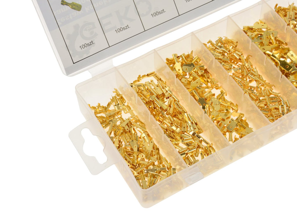 Automotive Non-Insulated Terminal Connector Kit, 600 pcs