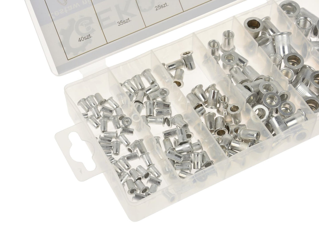 150 pcs Aluminium Rivet Nuts Assortment