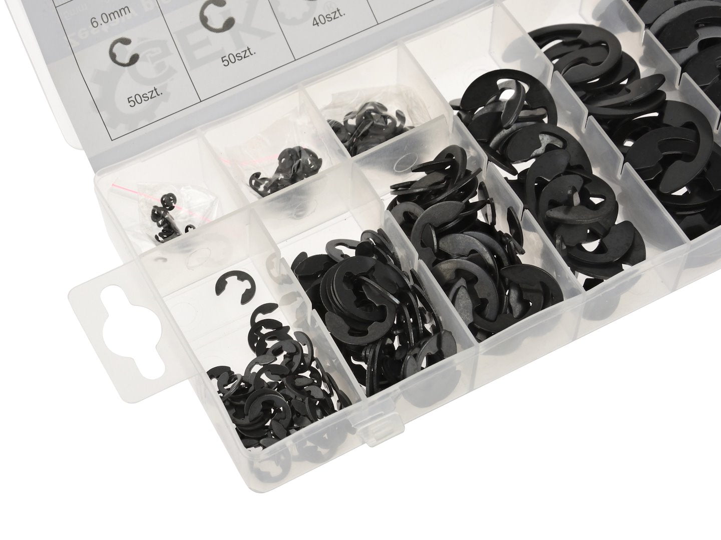 300 pcs E-Clip Stainless Steel External Retaining Ring Assortment Set