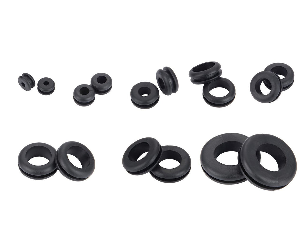 180 pcs Rubber Grommets Assortment Set