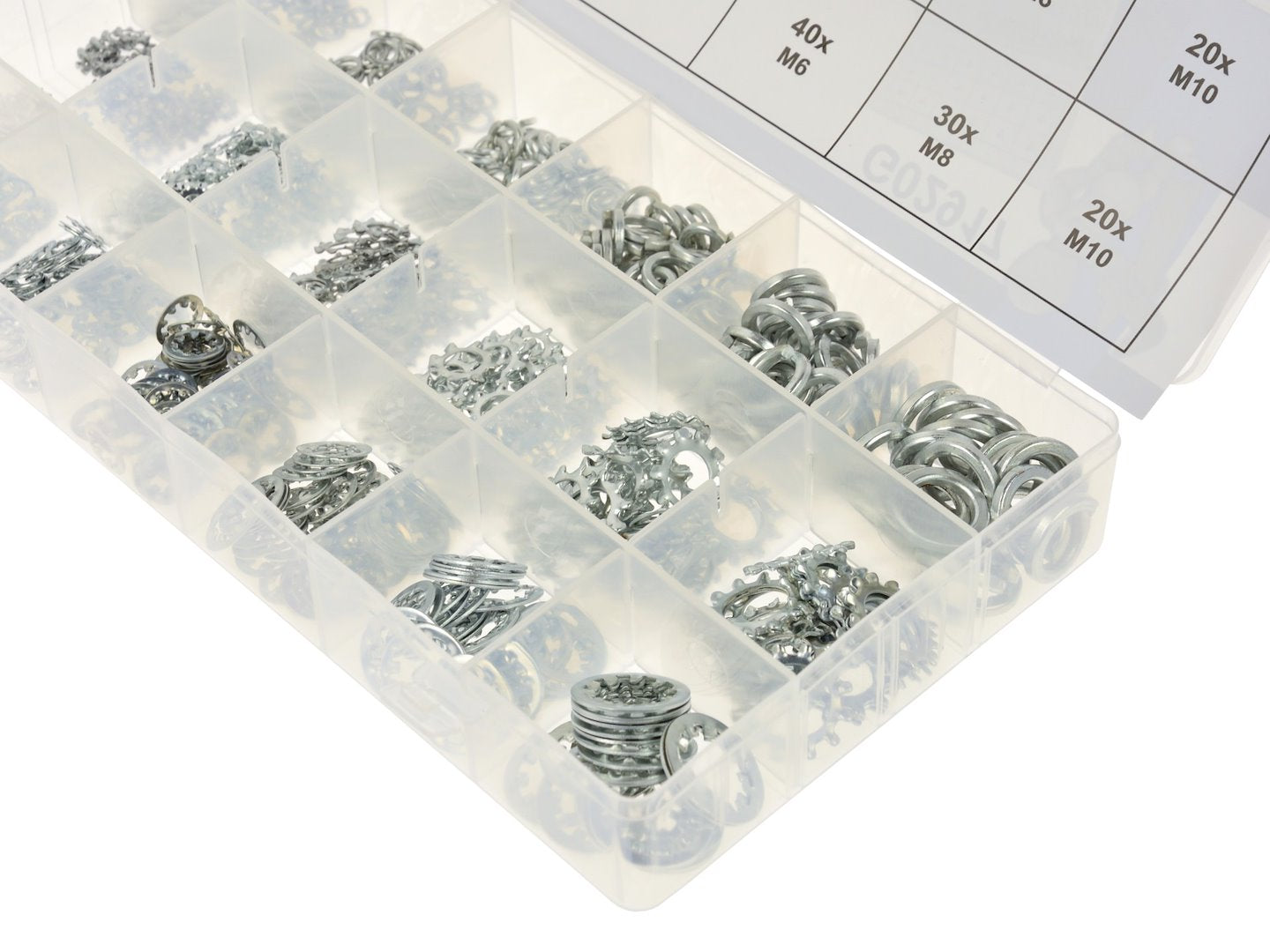 720 pcs Lock Washer Assortment