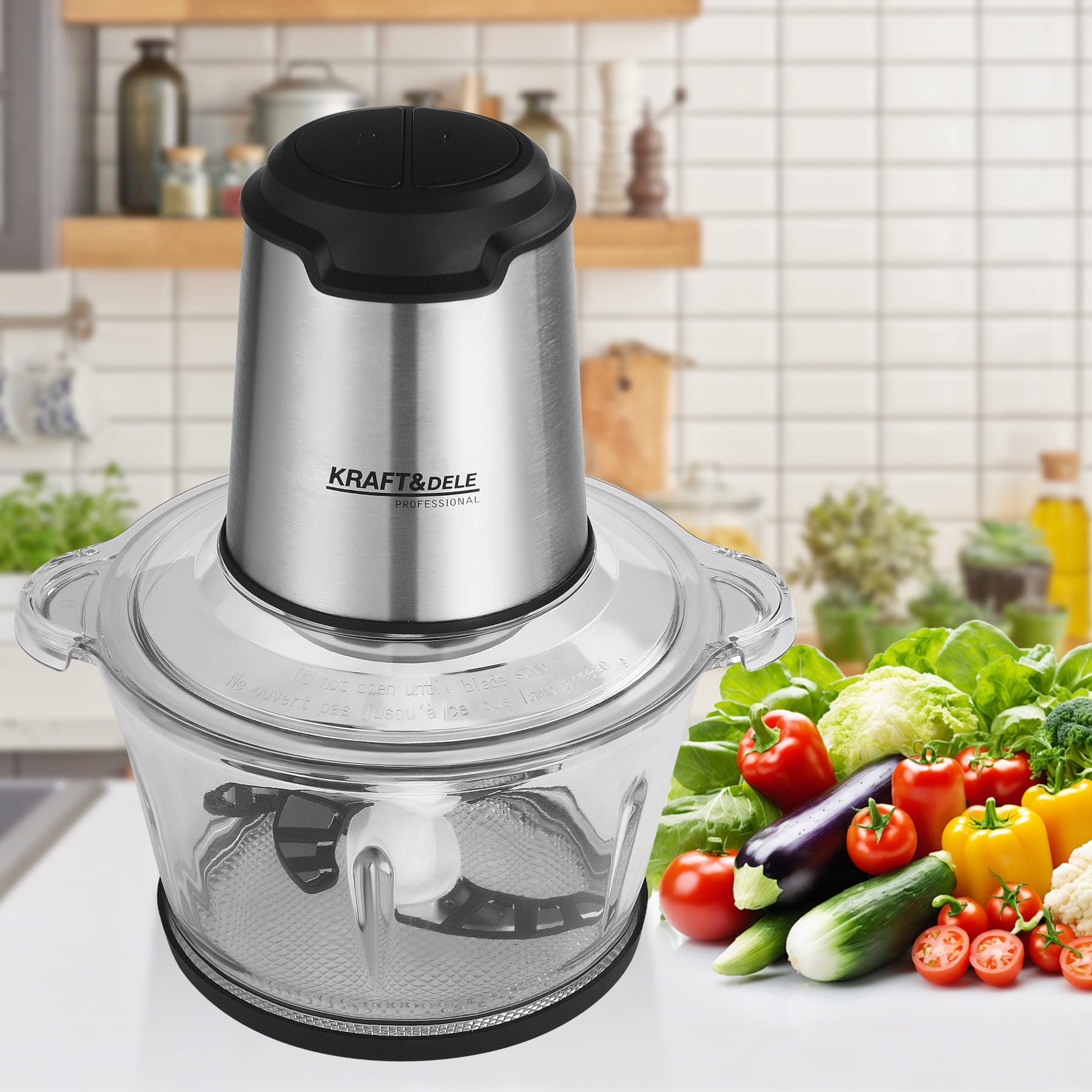 ELECTRIC CHOPPER FOR MEAT AND VEGETABLES 2L KD4120