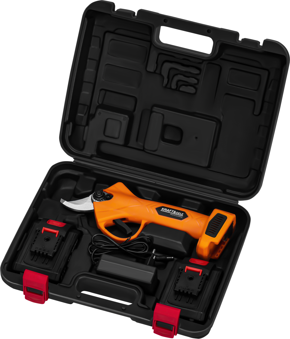 21V 2Ah x 2 pcs cordless pruner + charger KD5091