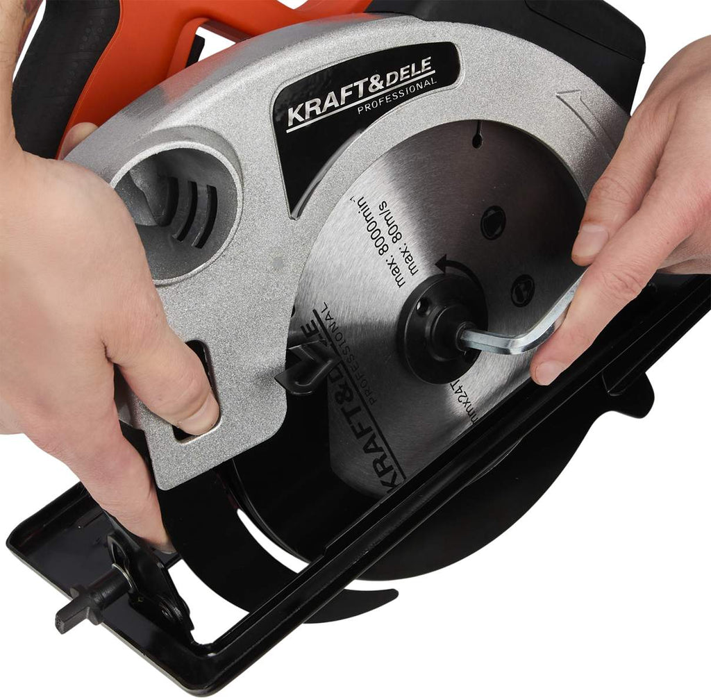 Handheld circular saw 2850W + laser KD1719