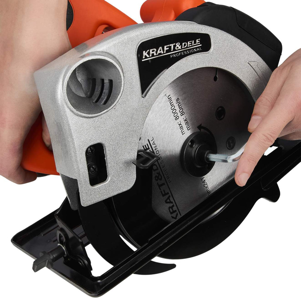 Handheld circular saw 2850W + laser KD1719