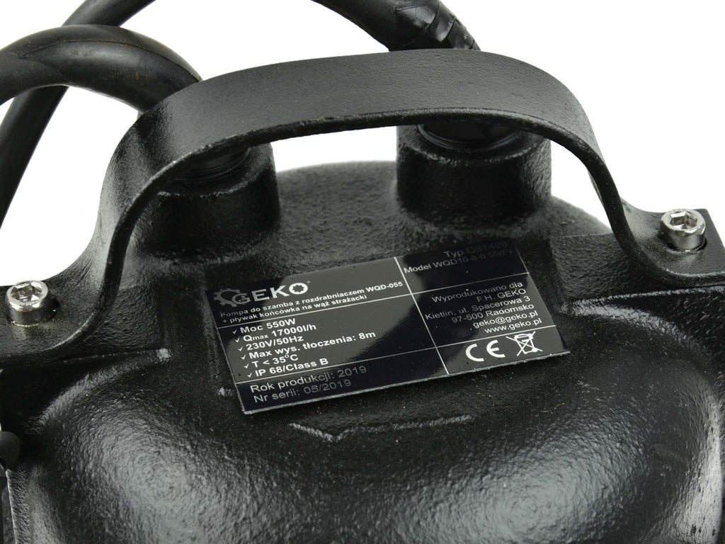 WQD-0.55 Submersible Pump with Floating Switch and Fire Hose Connector