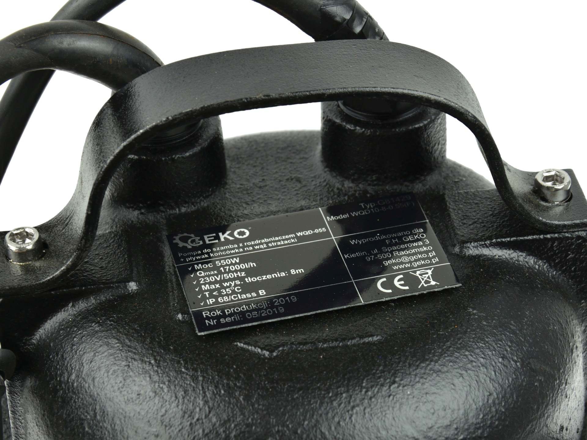 WQD-0.55 Submersible Pump with Floating Switch and Fire Hose Connector