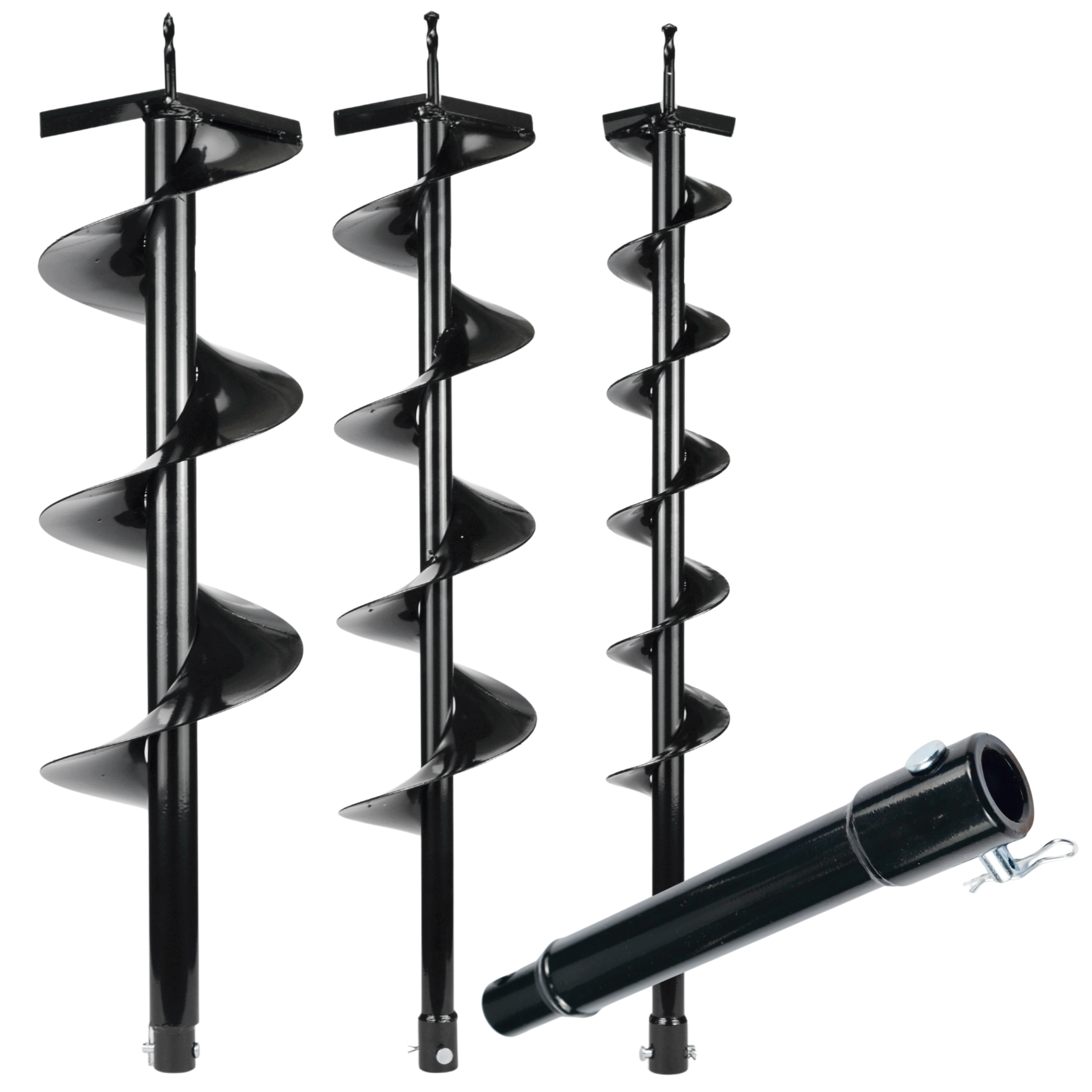 Gas-Powered Auger 5.8HP with 3 Drills: 100mm, 150mm, 200mm