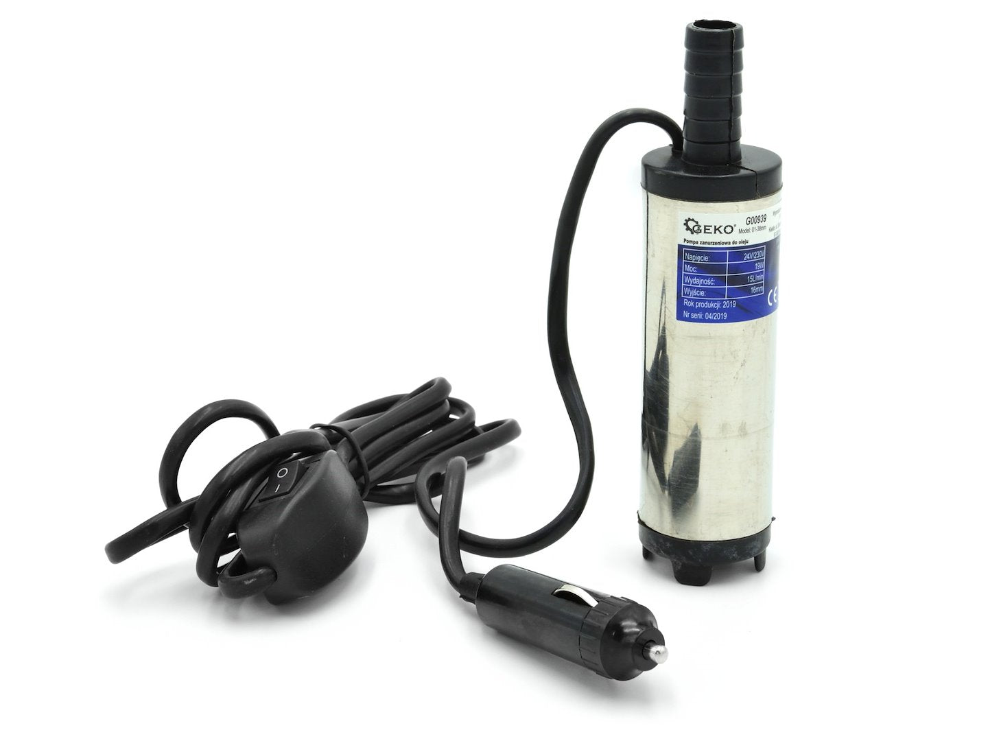 Submersible Oil Pump 24V/230V, 38 mm