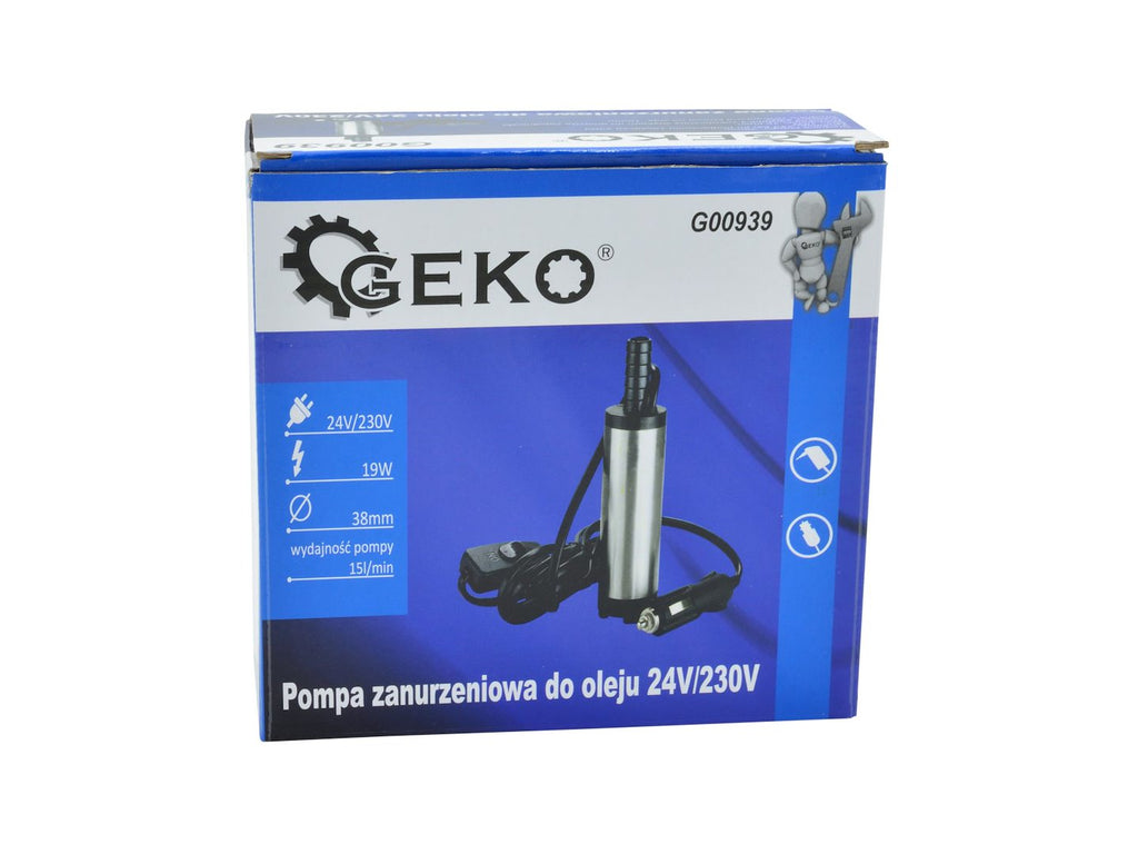 Submersible Oil Pump 24V/230V, 38 mm