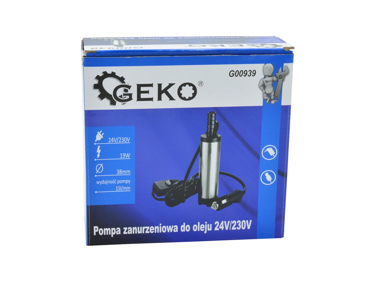 Submersible Oil Pump 24V/230V, 38 mm