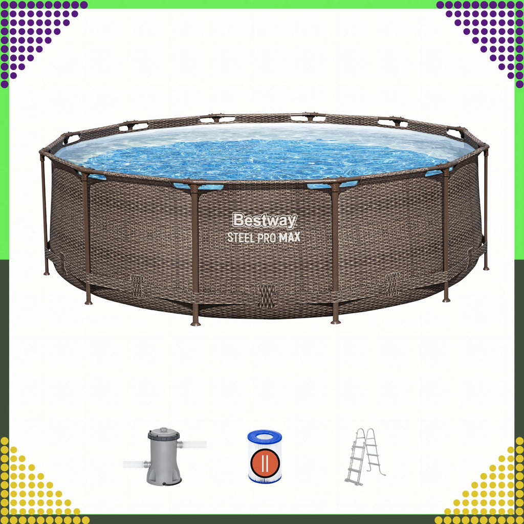 Bestway Steel Pro Max ümmargune karkassbassein 366 × 100 cm 56709