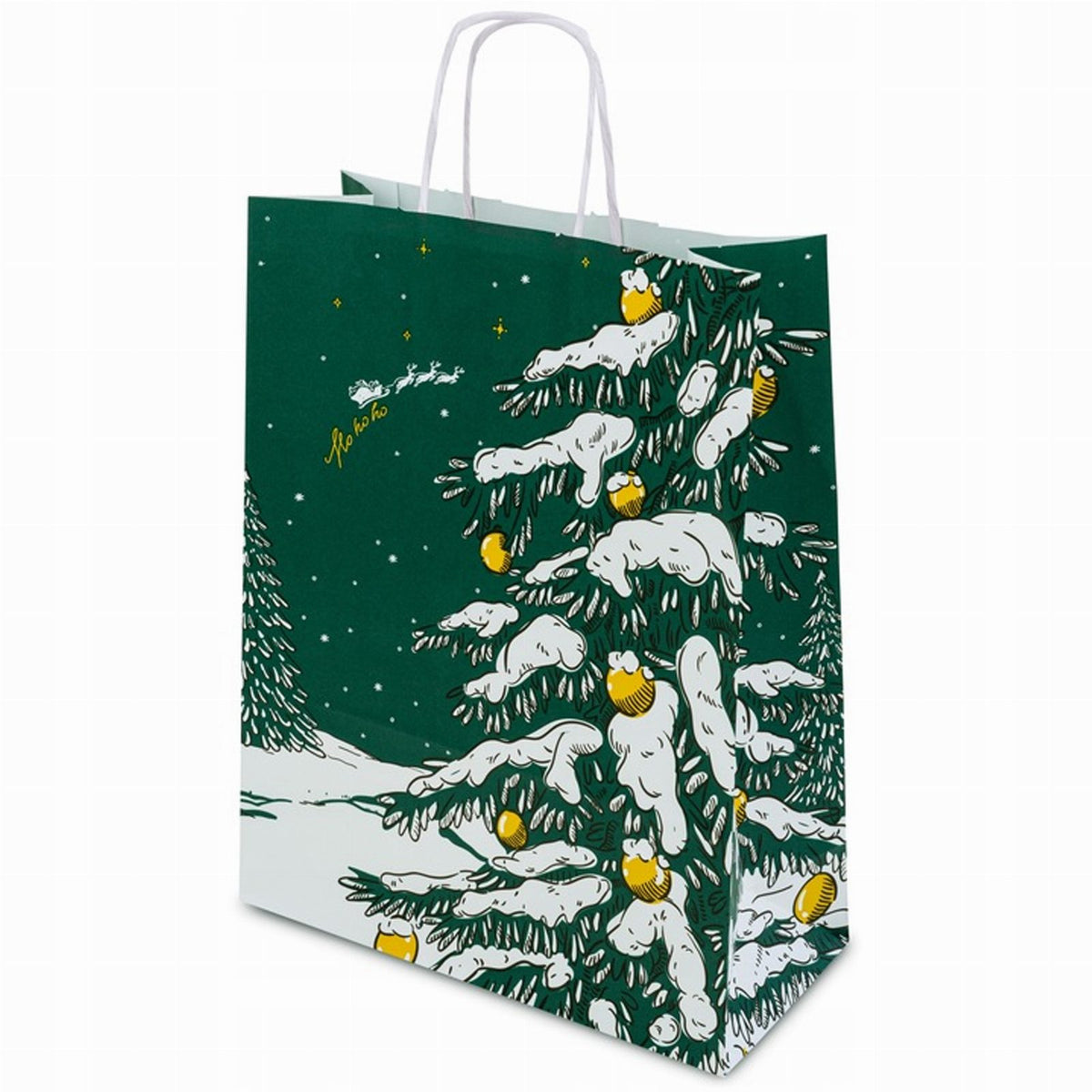 Christmas Gift Bags Green Tree 25 pcs