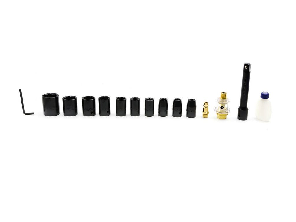 Air Impact Wrench 1/2" with Sockets Set