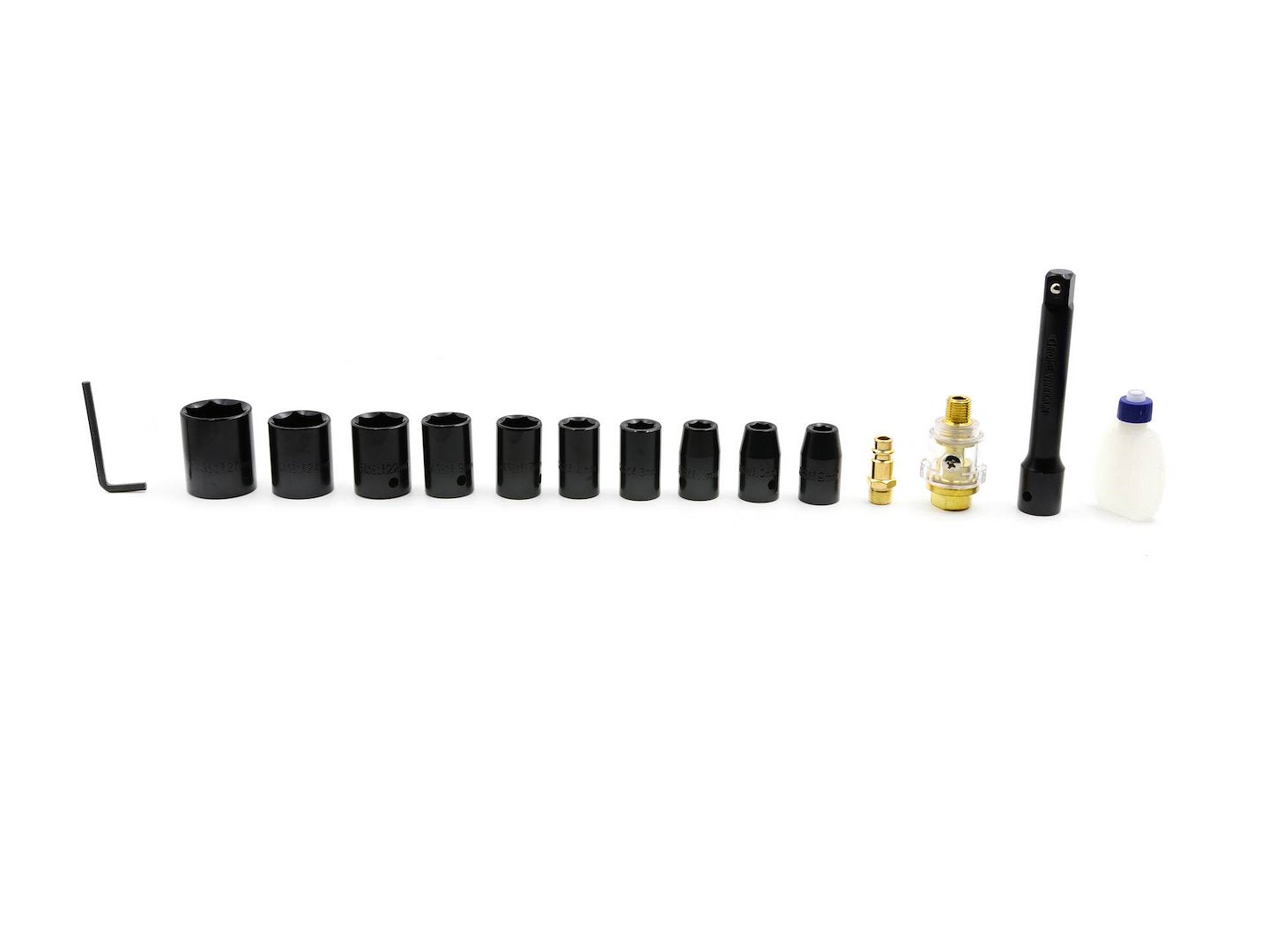 Air Impact Wrench 1/2" with Sockets Set