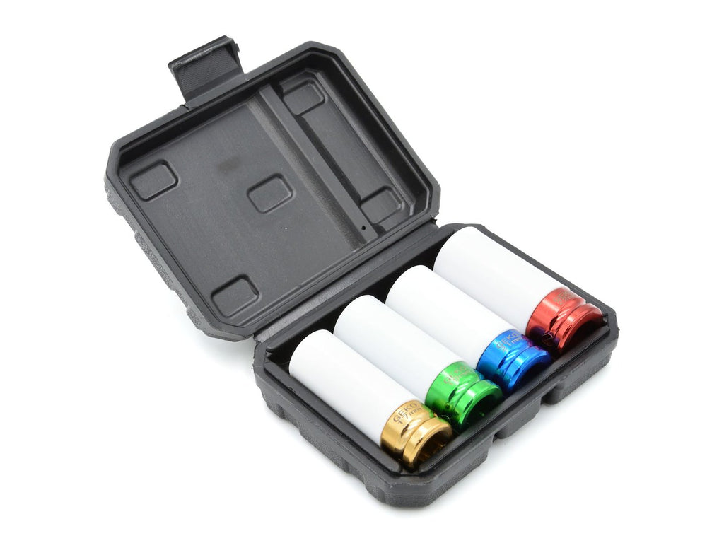 Alloy Rim Impact Socket Set 17mm, 19mm, 21mm, 22mm (4 pcs)