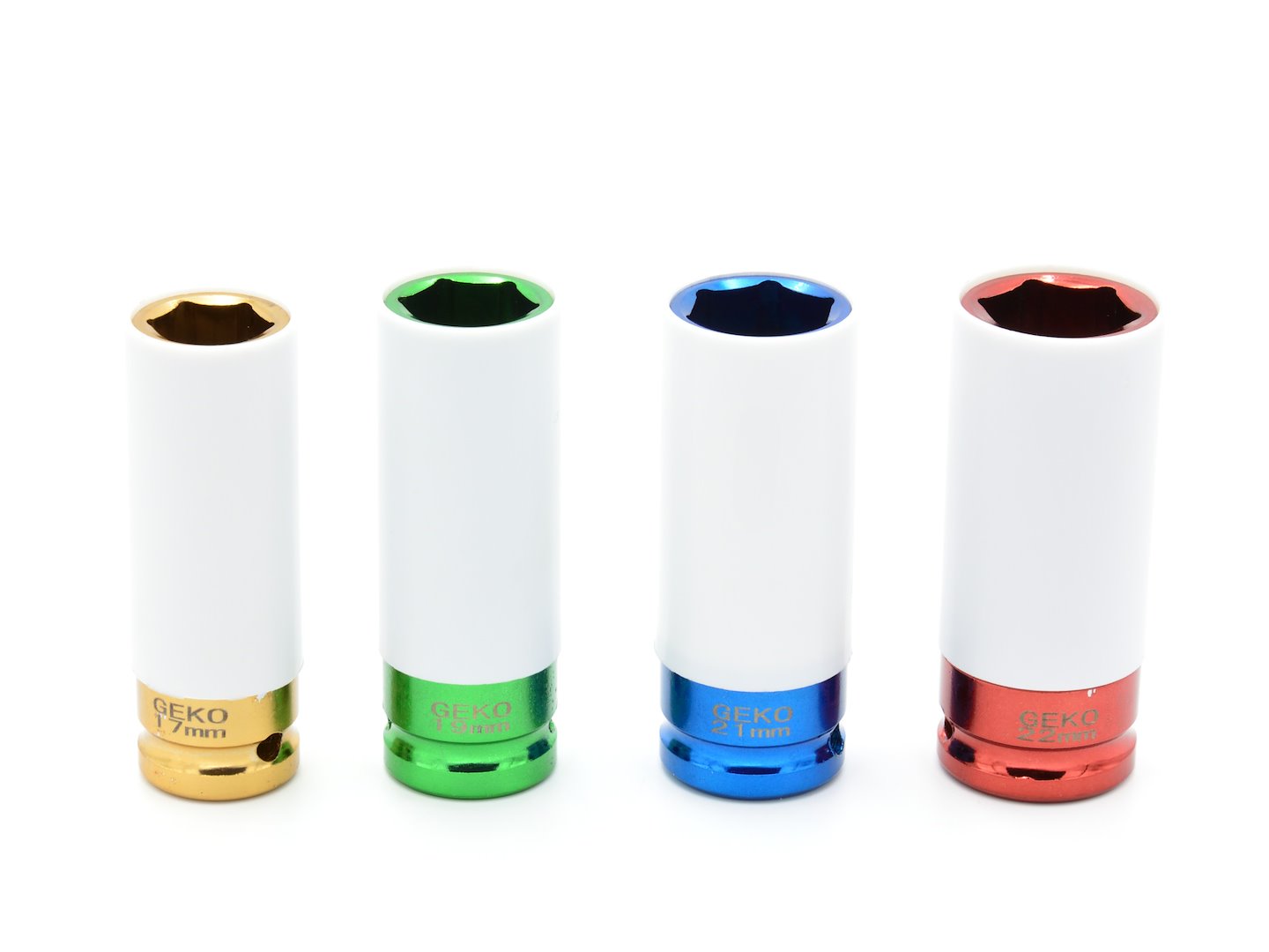 Alloy Rim Impact Socket Set 17mm, 19mm, 21mm, 22mm (4 pcs)