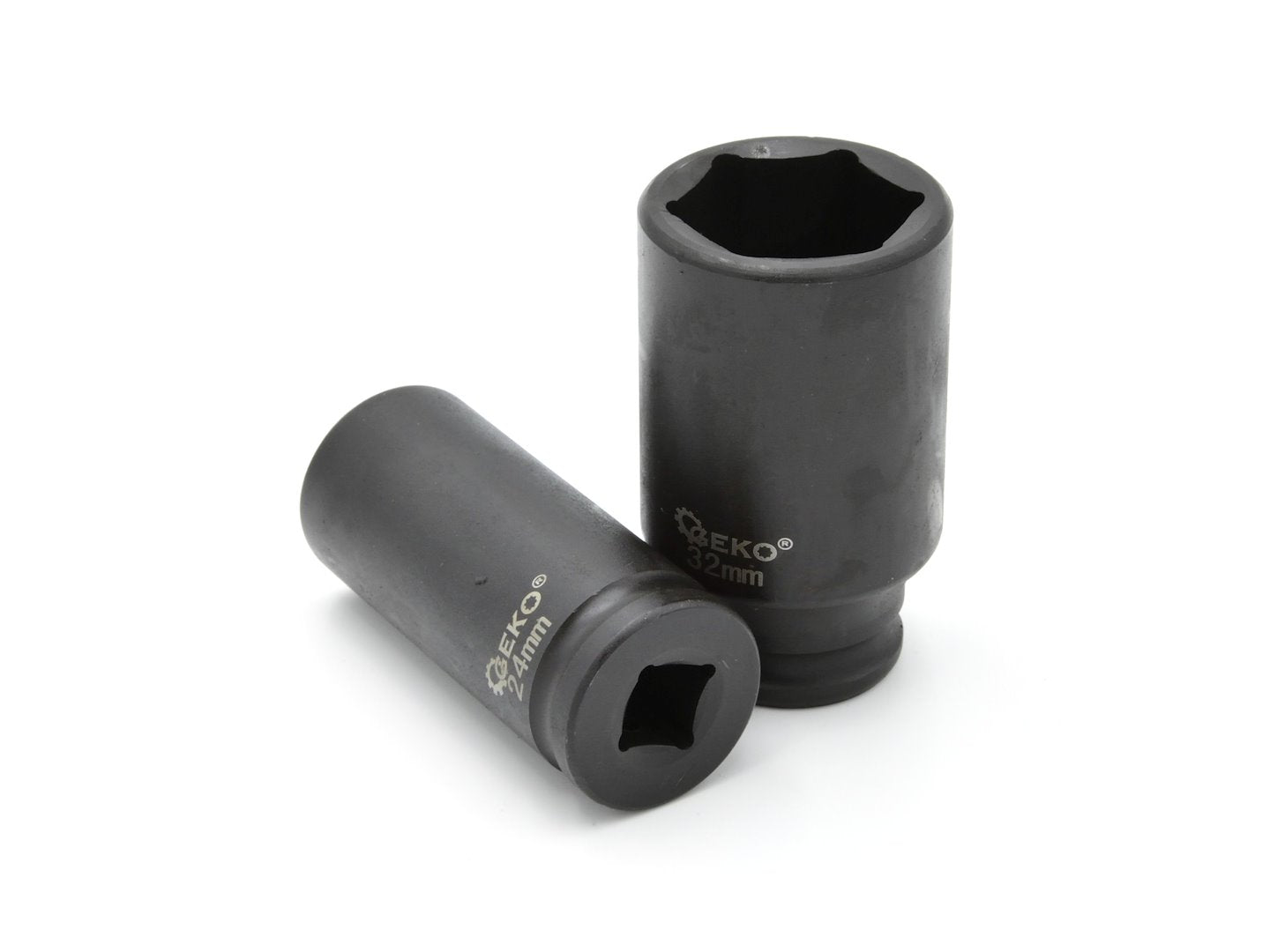 Long Impact Sockets Set 1/2" 10-32 mm (16 pcs)