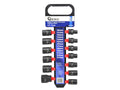Impact Sockets Set 1/2" 10-27 mm 38 mm (13 pcs)