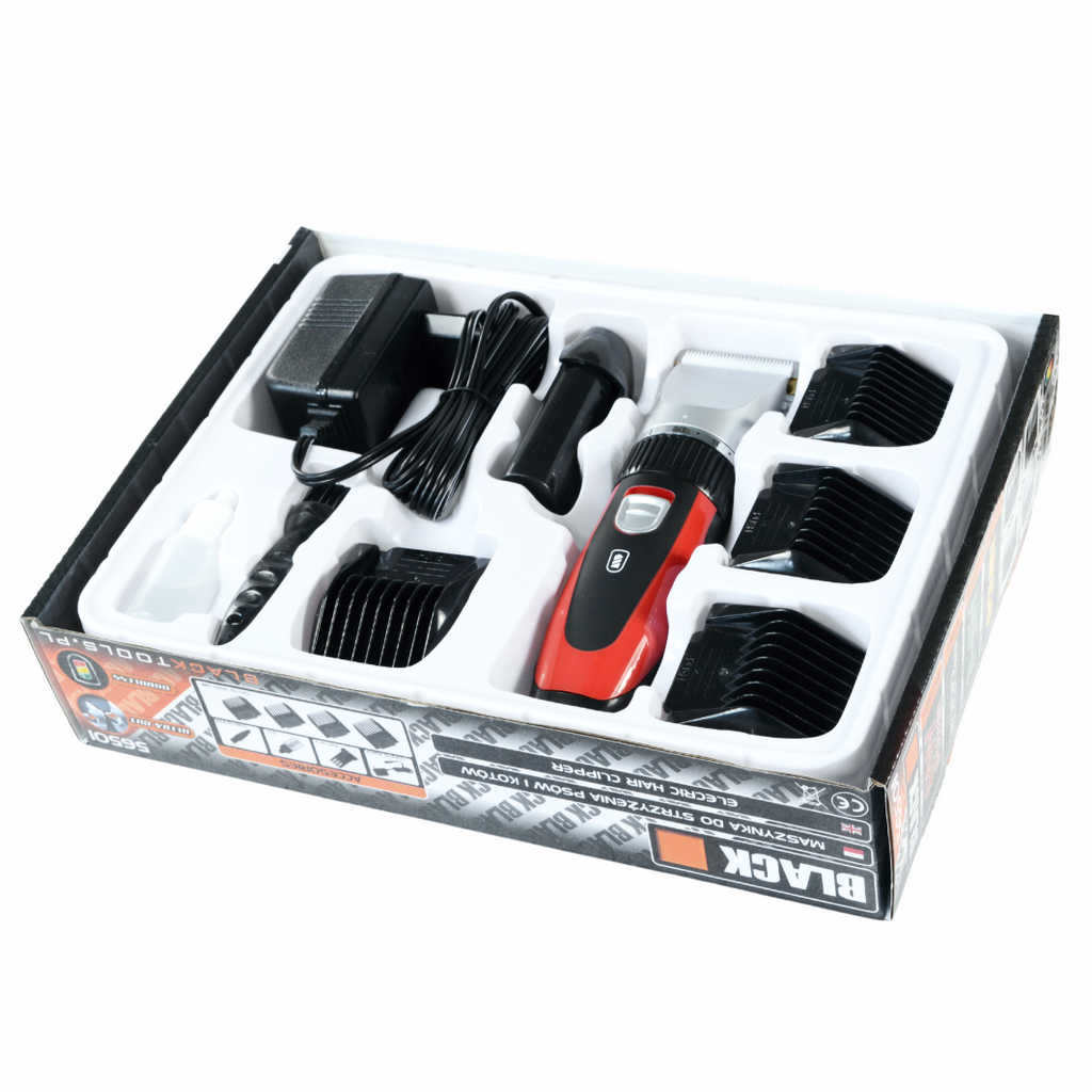 Pet Hair Clipper Set with 2 Batteries