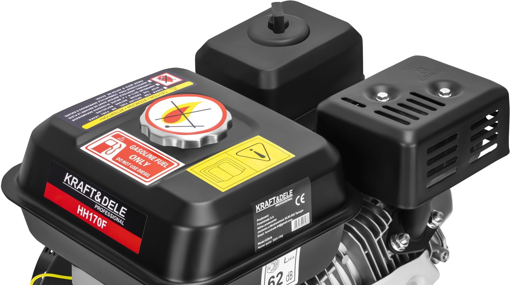 7HP combustion engine shaft 20mm KD638