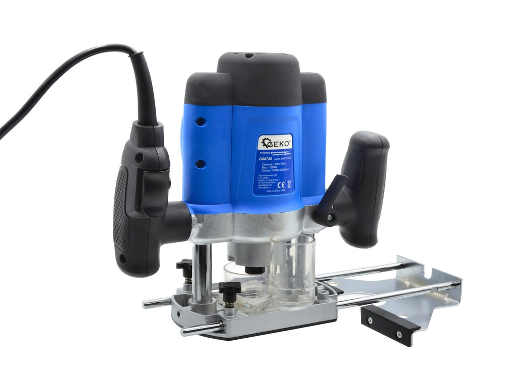 Wood router, 1200W, with adjustable power