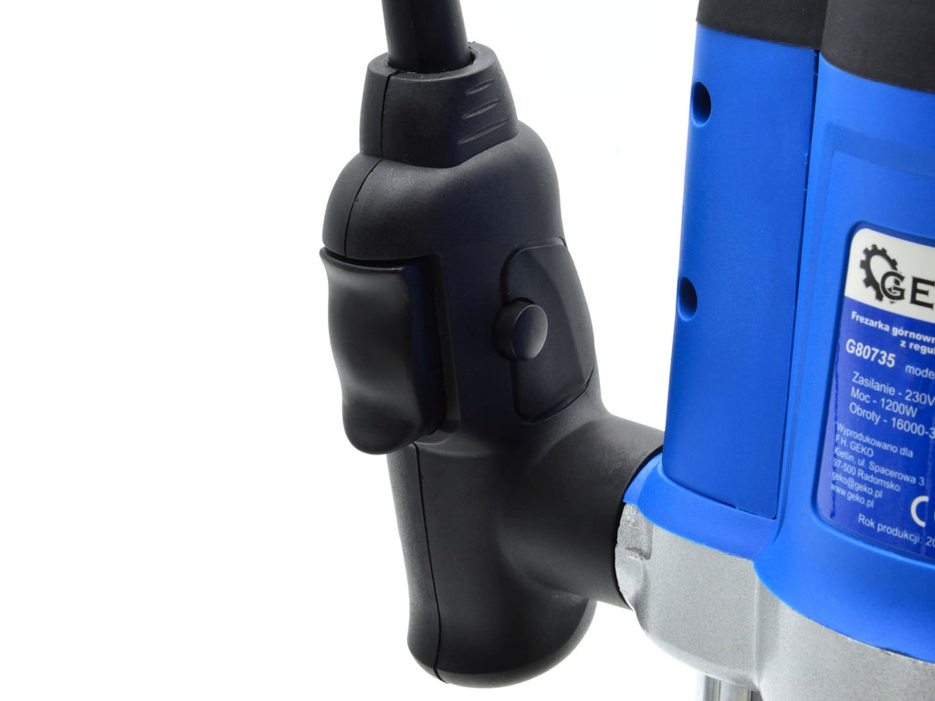 Wood router, 1200W, with adjustable power