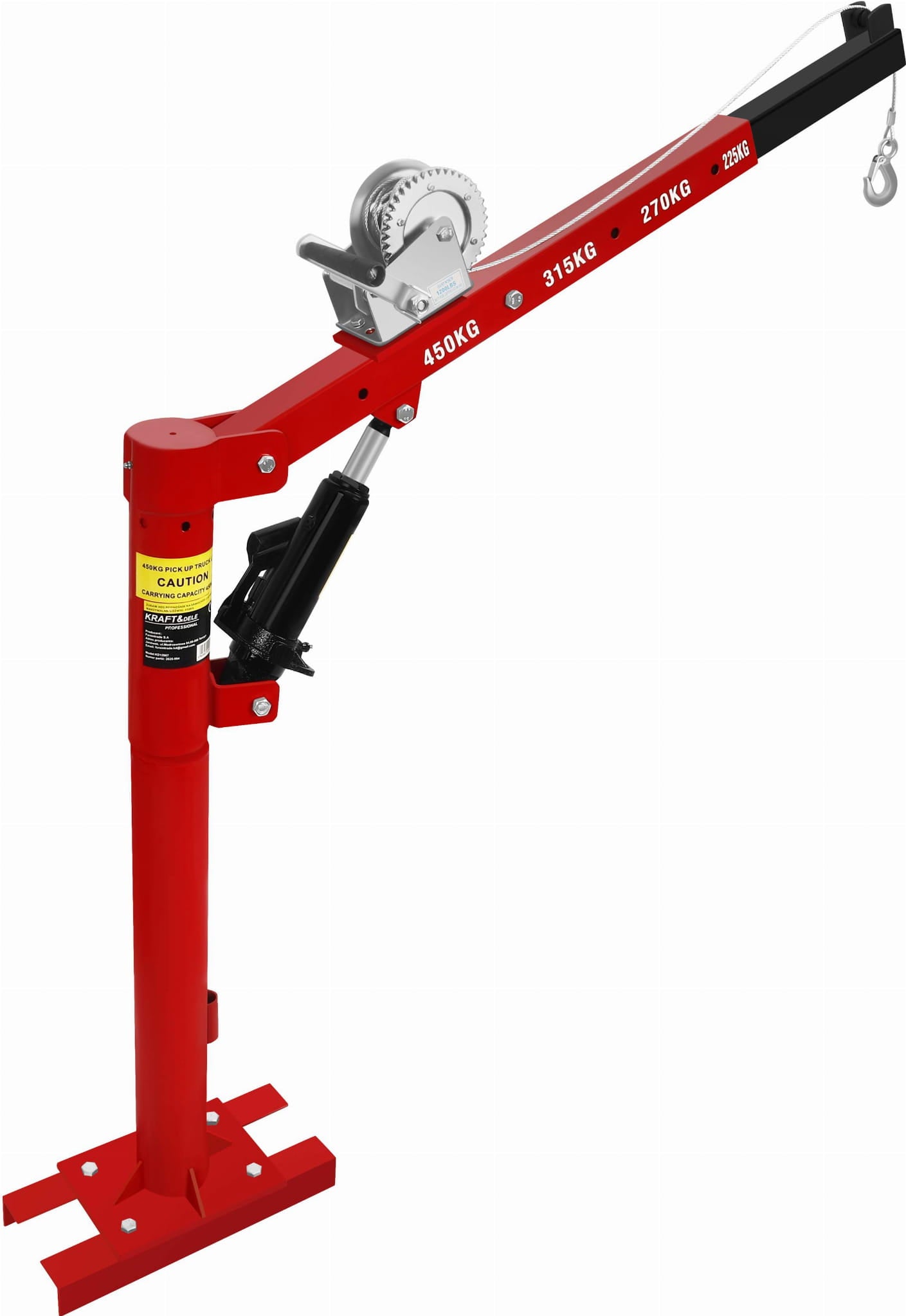 HDS crane car lift with 450KG winch KD12687