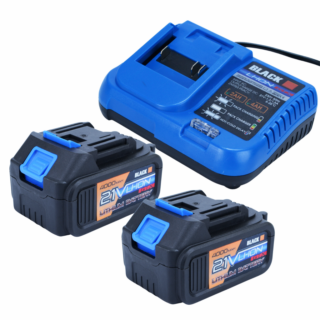 Juhtmeta puidulõikekettasaag 2 x 21V 4Ah 30cm Black