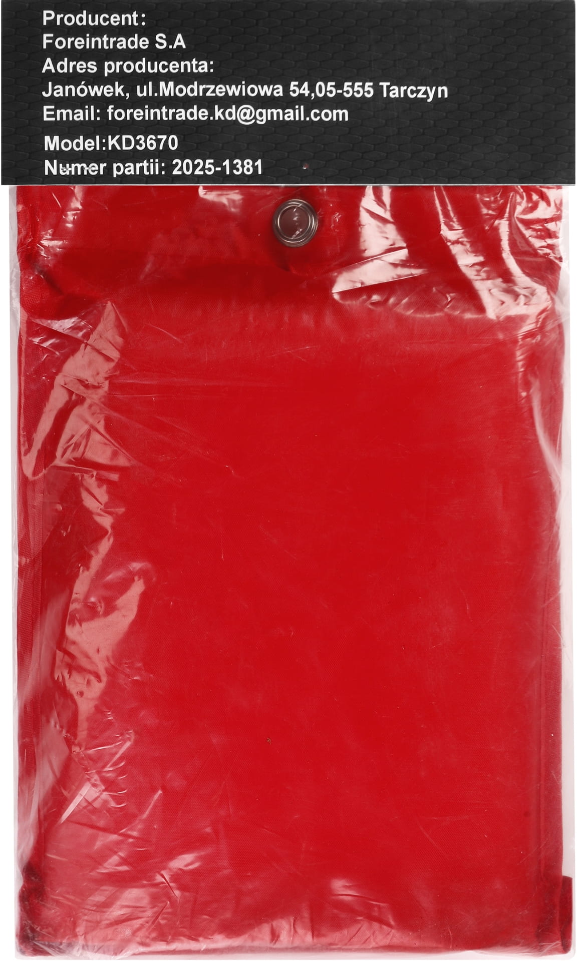 Fire blanket 1.2x1.8M fiberglass KD3670