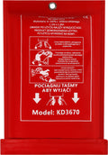Fire blanket 1.2x1.8M fiberglass KD3670