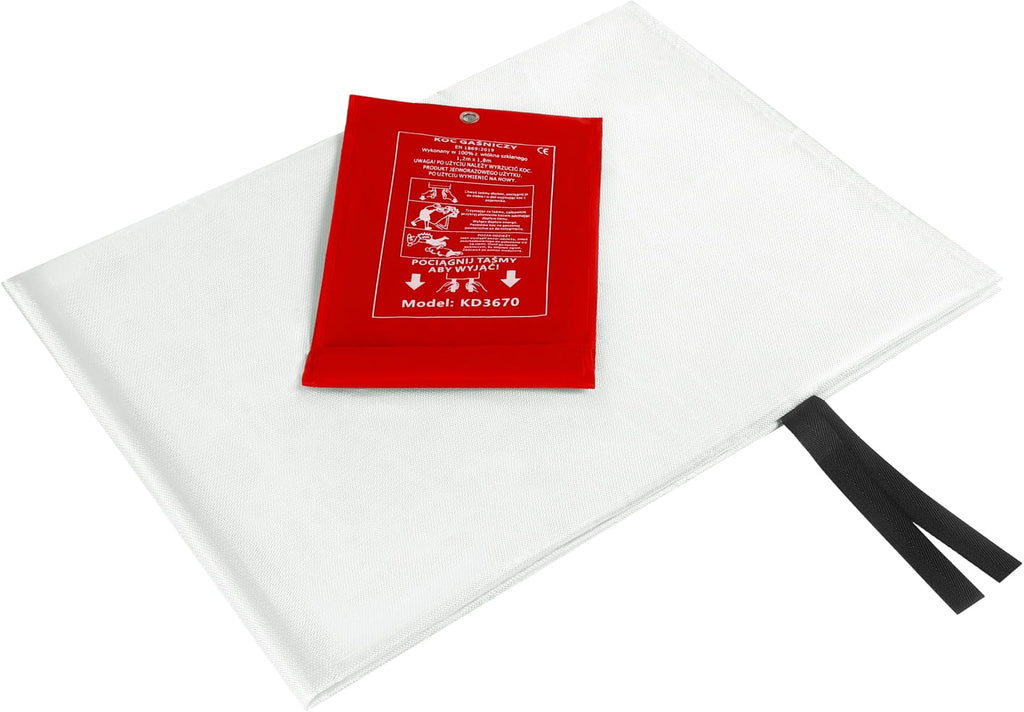 Fire blanket 1.2x1.8M fiberglass KD3670