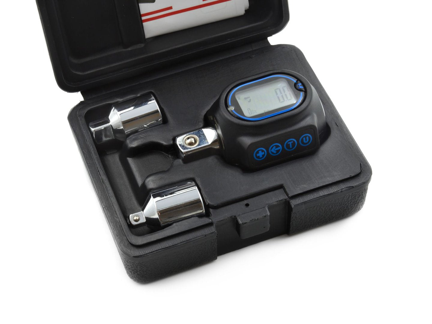 Digital Torque Adapter 1/2 Inch Drive with 3/8 1/4 Socket
